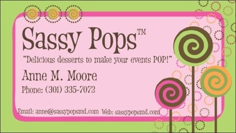 Sassy Pops (Business Card)